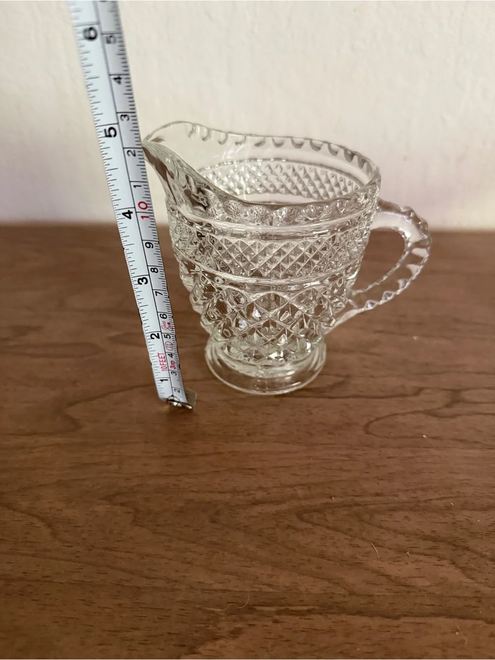 Vintage Anchor Hocking Wexford Creamer Pitcher